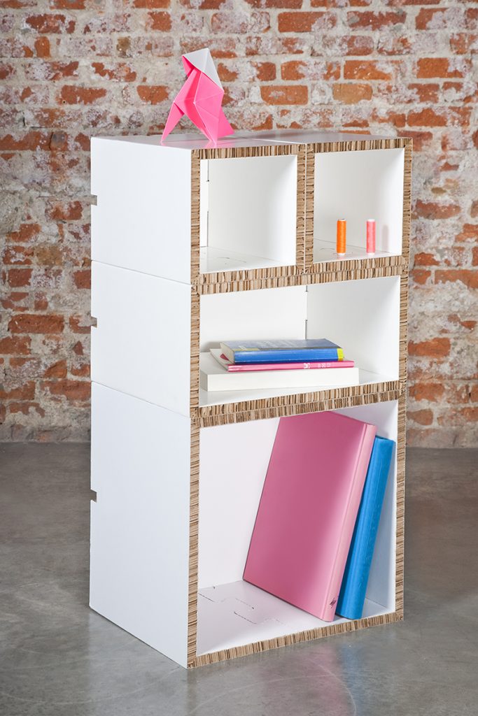 QUADRUM PACK-estanteria-carton-modular-cardboard-shelves-oferta-navidad